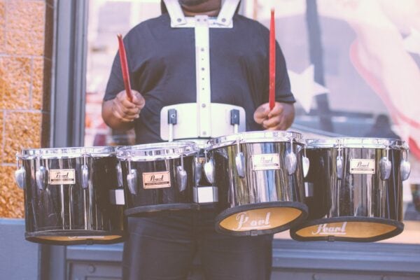 Black percussionist