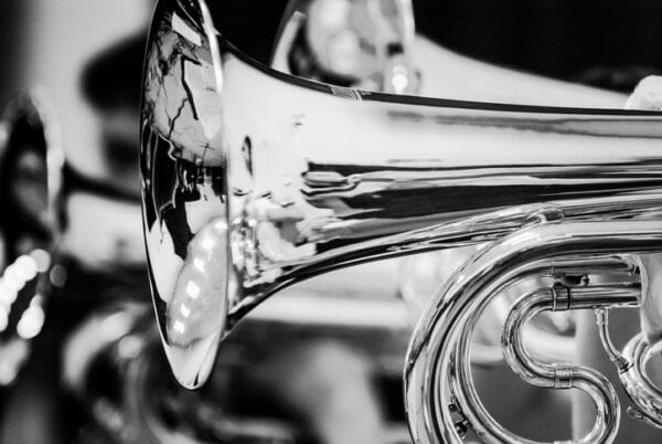 brass instrument closeup