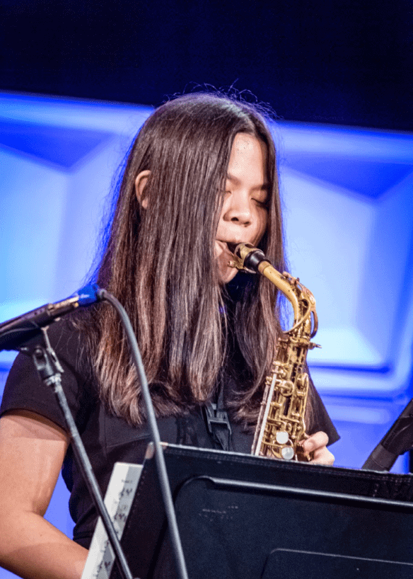 saxophone player