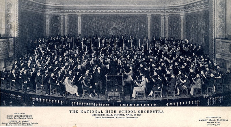 The National High School Orchestra, 1926