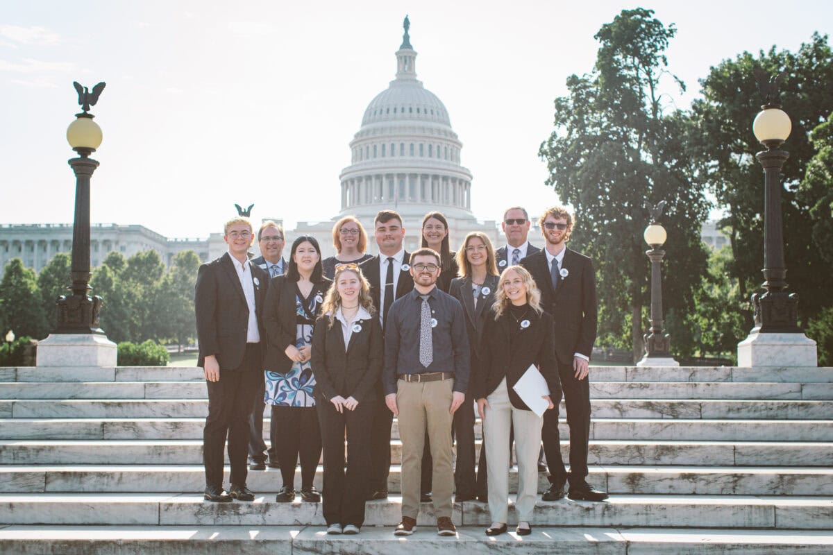 Ohio Music Education Association leadership at the U.S. Capitol on Hill Day 2024